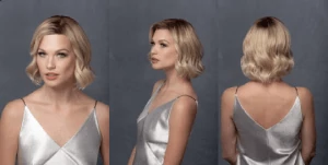 Short Blond Human Hair Wig