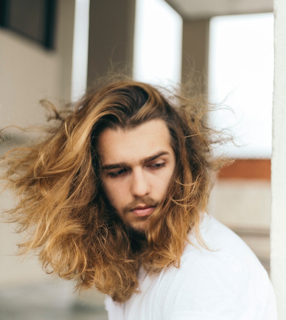 toupee with long hair