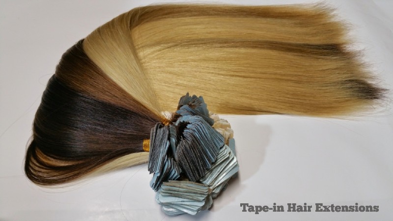 Tape in hair extentions