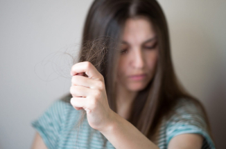 Hair loss due to trichotillomania